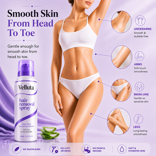 Velluta Hair Removal Spray